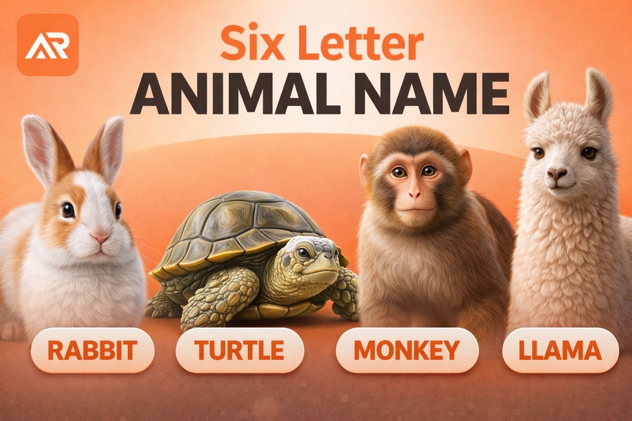 six letter animal name